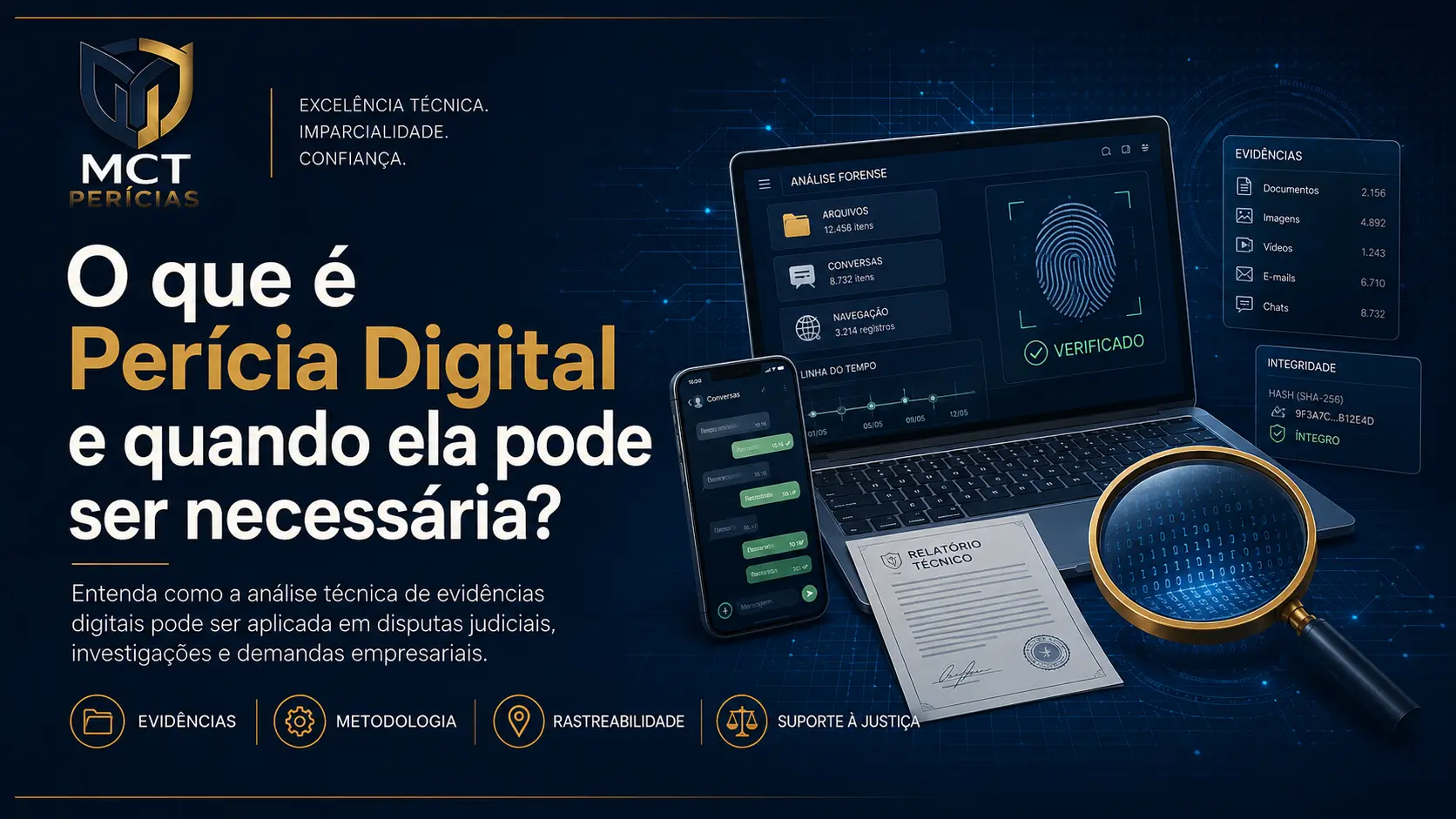Capa do artigo O que é Perícia Digital e quando ela pode ser necessária?