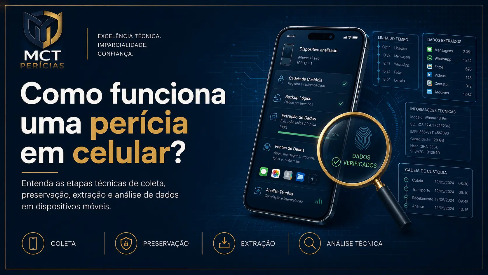 Capa do artigo Como funciona uma perícia em celular?